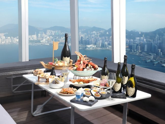 Ozone’s Semi-buffet Champagne Brunch with Dom Perignon